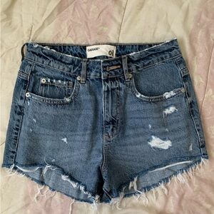 2 High Waisted Jeans Short Shorts Blue from Garage and Black Urban Planet